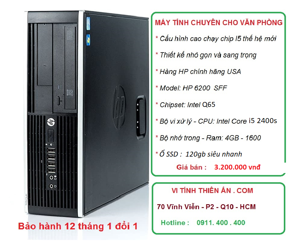 Máy tính HP 800 G1 USDT core i5, wifi, ổ ssd tốc độ cao cho Văn Phòng
