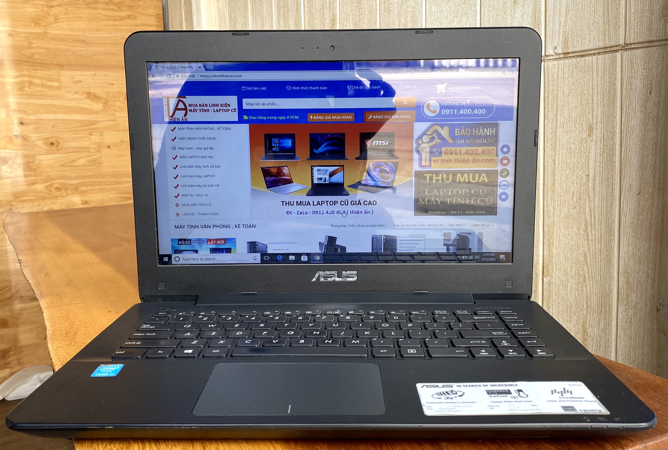 Laptop Asus X454L i3 thế hệ 5 giá rẻ