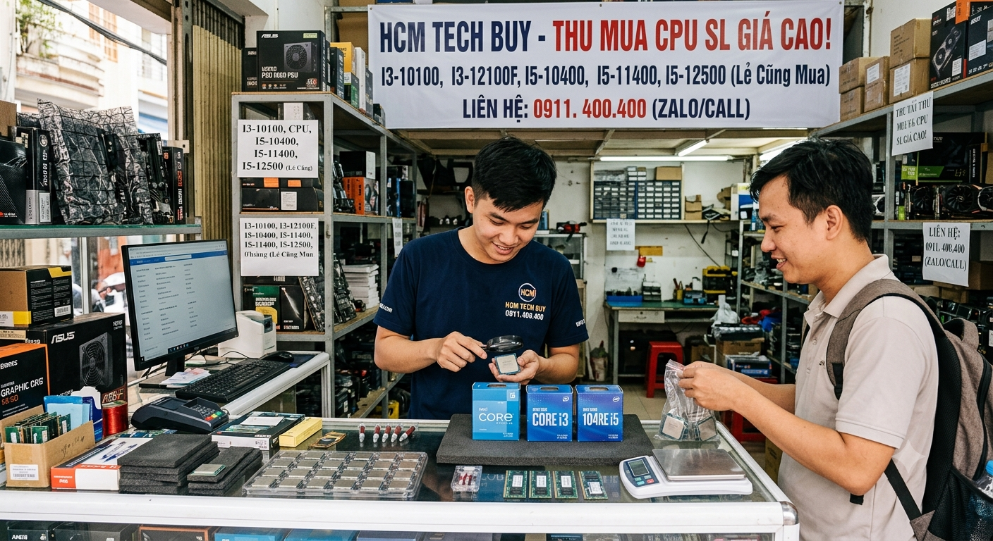Mua máy tính cũ tận nơi HCM