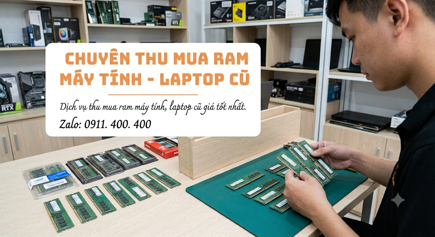 Thu mua RAM máy tính cũ TP.HCM, thu mua RAM laptop cũ giá cao